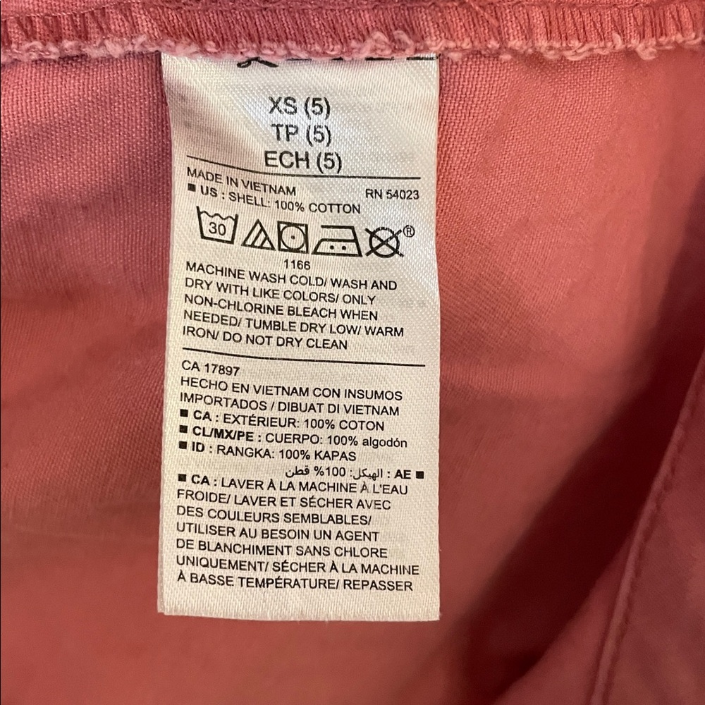Old Navy Girls Cinched Waist Hooded Anorak Dusty Rose Little Girls Size 5t EUC - Picture 5 of 8